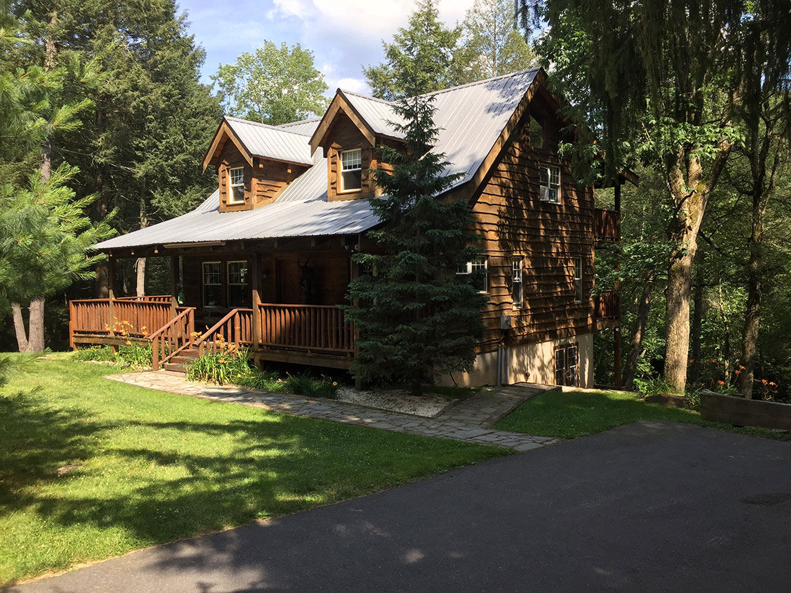 Brook Cabin, in an incomparable setting