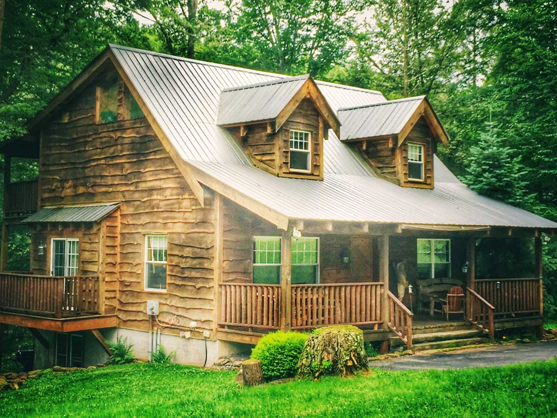 Fern Cabin at The Brookside Lodges in the Pocono Mountains.