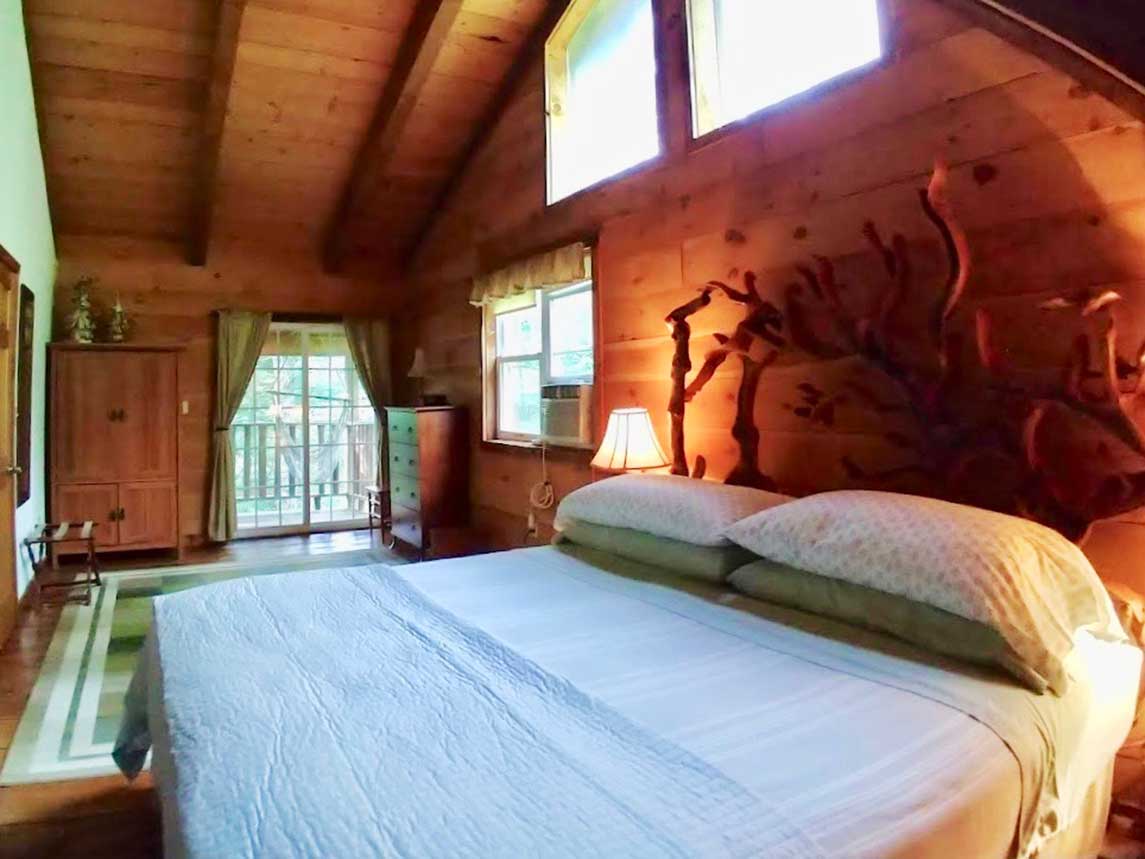 Another beautiful bedroom in Fern Cabin.