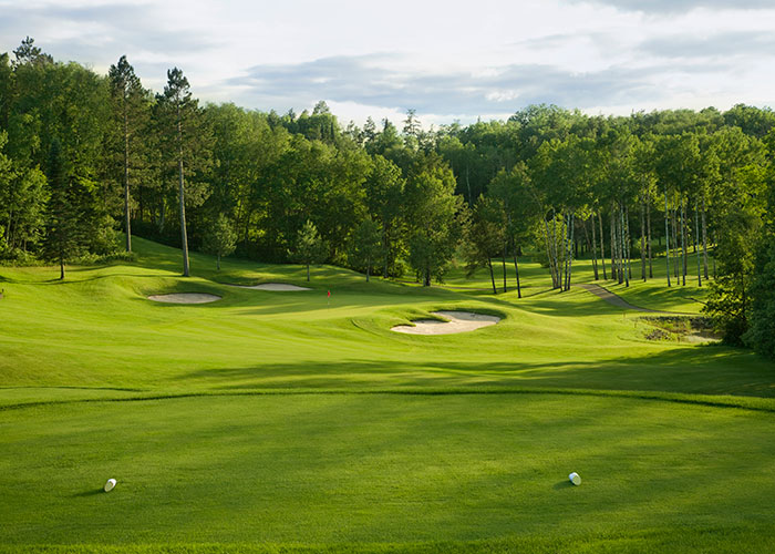 The area around The Brookside Lodges has numerous golf courses.